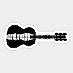 guitar island transparent background Sticker